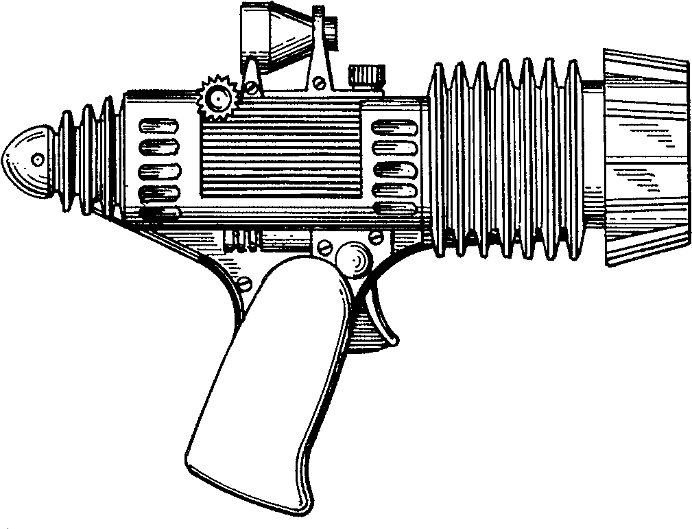 And That's Why I Think Lucas Felt He Had To Change - Zap Gun Wall Clock (1116x808), Png Download