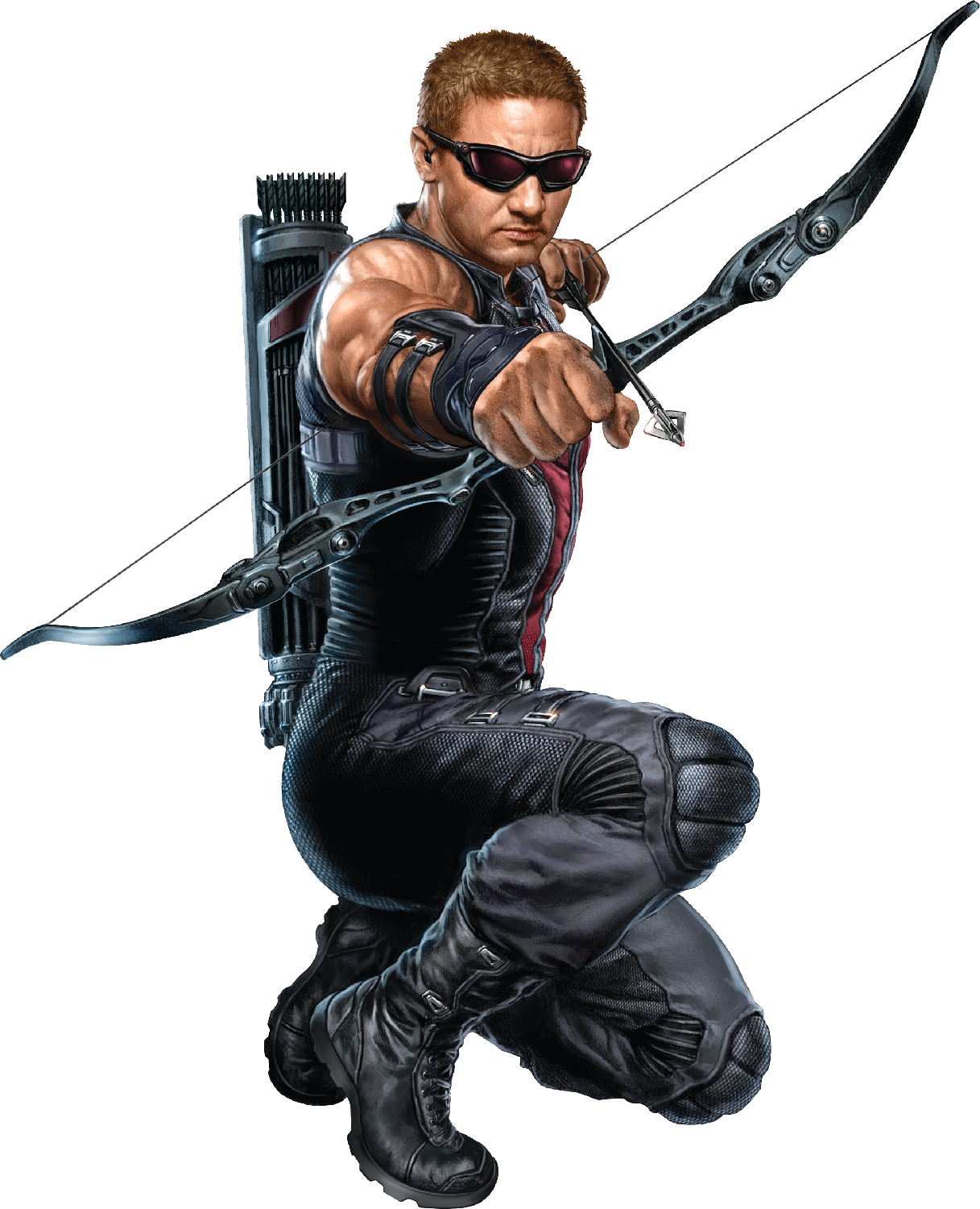 Hawkeye-png - Ojo De Halcón Avengers (1217x1500), Png Download