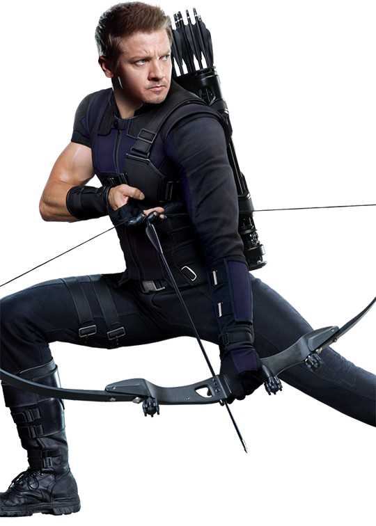 Hawkeye Png Image Background - Hawkeye Civil War Png (540x756), Png Download