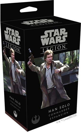 Han Solo Commander Expansion - Star Wars Legion Han (339x554), Png Download