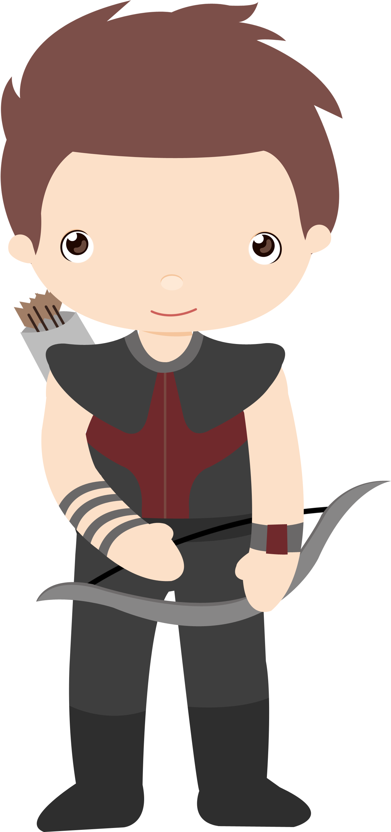 Hawkeye Png Png Image - Arqueiro Minus (1780x2847), Png Download