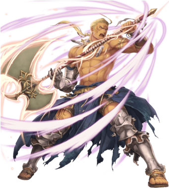 Hawkeye Desert Guardian Btlface C - Hawkeye Fire Emblem Heroes (340x388), Png Download