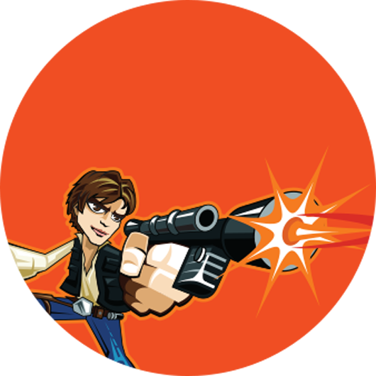 Han Solo (530x530), Png Download