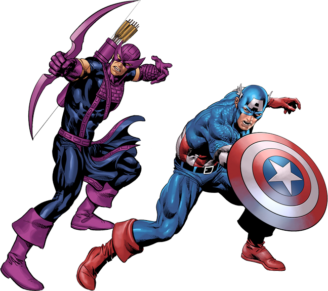 Svg Freeuse Shang Chi Daredevil Vs Captain America - Hawkeye Captain America Comic (648x575), Png Download