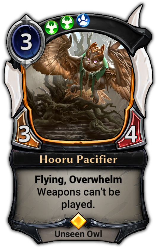 Hooru Pacifier - Eternal Card Game Jekk (529x832), Png Download