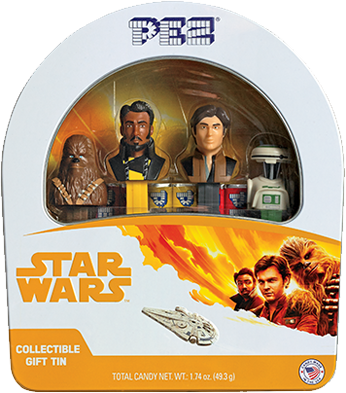 Star Wars Han Solo Gift Tin - Star Wars (346x393), Png Download