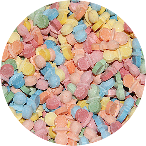 Download Oh Baby Pacifier Shaped Pressed Candy - Sweethearts - Full ...