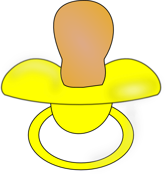 Pacifier Clip Art Free - Dummy Clipart (564x596), Png Download