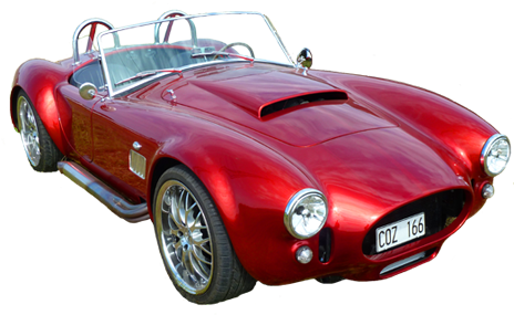 Red Classic Sportscar - Old Sports Car Png (472x355), Png Download