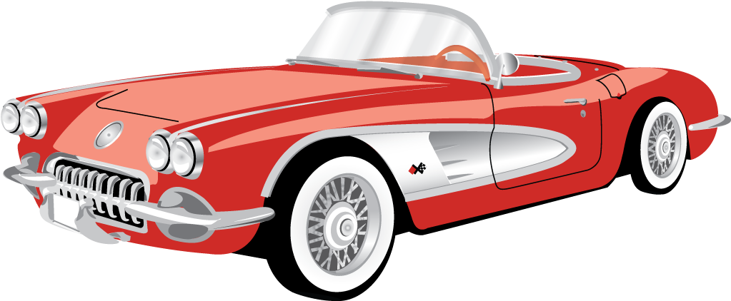 Car Chevrolet Corvette Cabriolet Icon - Classic Car Icon Png (1024x1024), Png Download