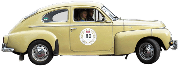Yellow Vintage Car Tote Bag (400x400), Png Download