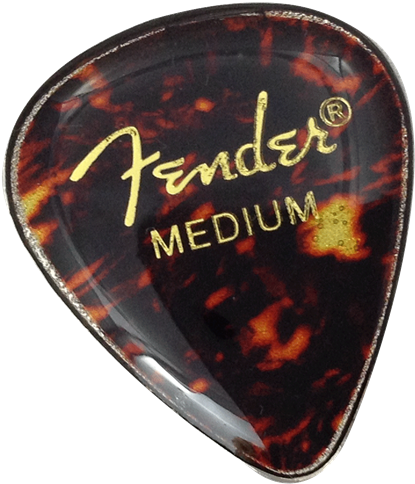 Fender Guitar Pick Ball Marker & Hat Clip (500x500), Png Download