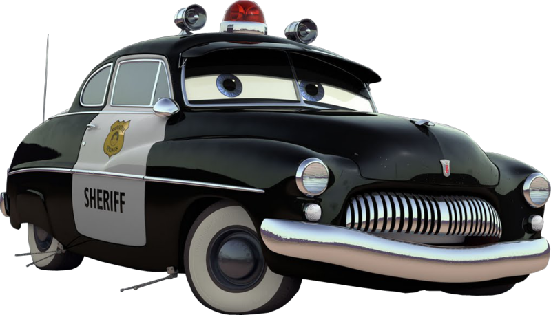 Cars - Sheriff - Cars Movie Sheriff (800x458), Png Download