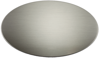 2 1/2″ X 4 5/16″ Satin Nickel Silver Ovals - Silver (350x350), Png Download