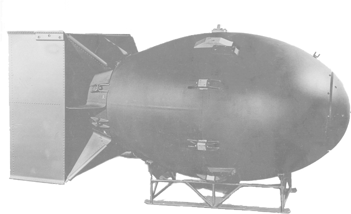 Fat Man - Bombe Atomique Fat Man (717x476), Png Download