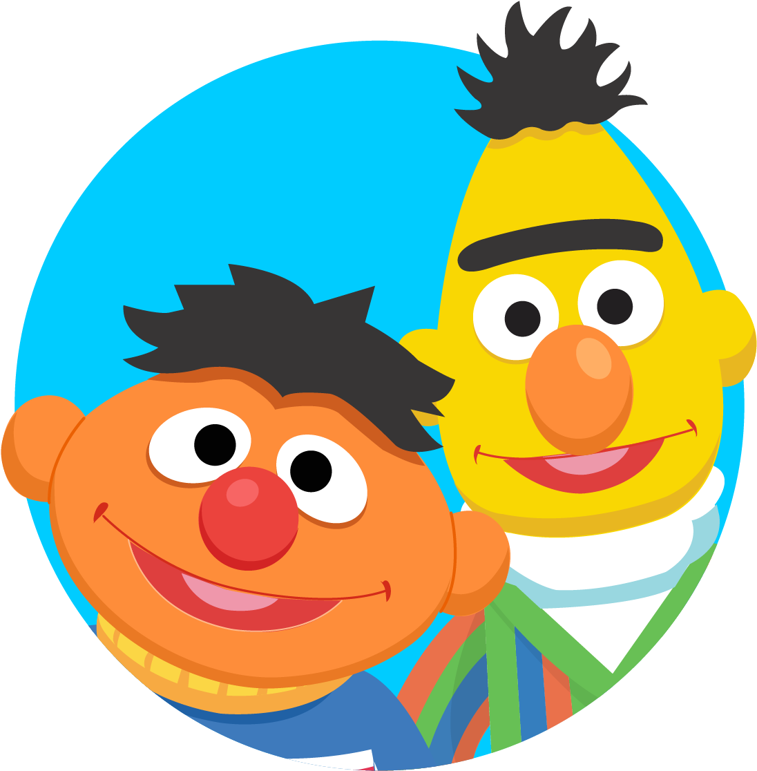 Graphic Library Baby Sesame Street Clipart - Sesame Street Cartoon Png (1667x1250), Png Download