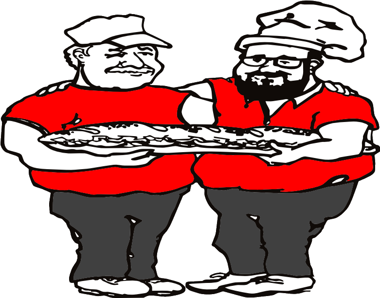 Two Fat Guys Logo Transparent Color (792x612), Png Download