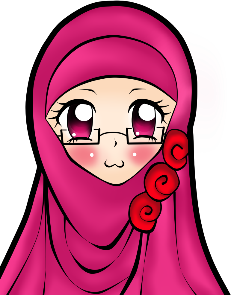 Islam Drawing Hijab Clip Transparent Library - Hijab (774x1032), Png Download