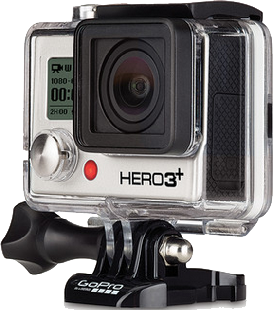 Gopro Camera Png Images - Gopro Hero3+ Silver (674x646), Png Download