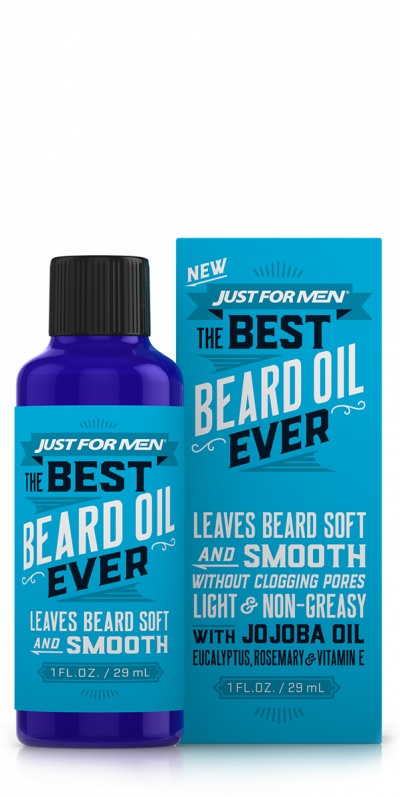 The Best Beard Oil Ever - Just For Men Beard Oil (400x797), Png Download