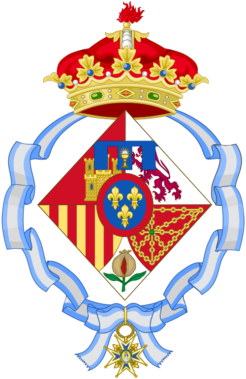 Coat Of Arms Of Hrh Infanta Elena, Duchess Of Lugo - Infanta Elena, Duchess Of Lugo (500x772), Png Download