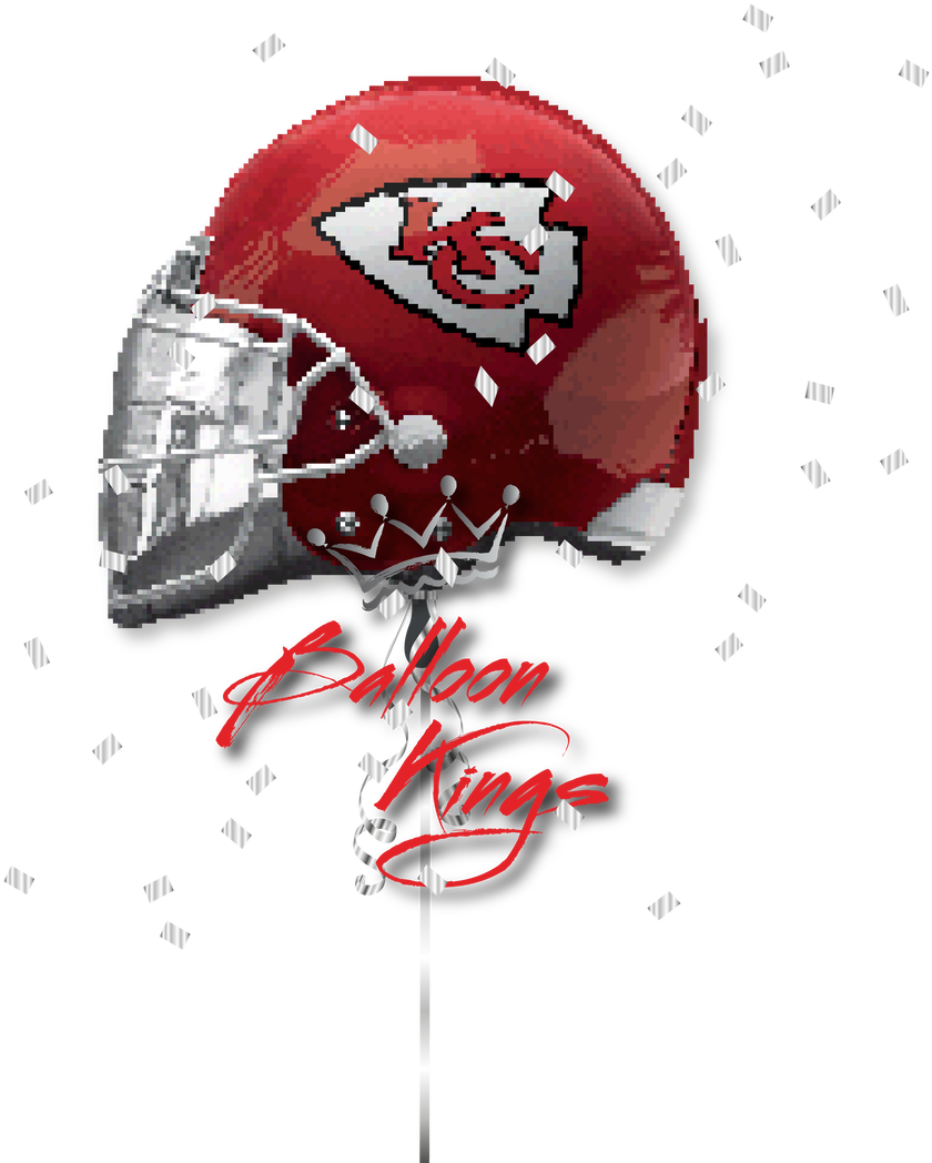 Chiefs Helmet - Kansas City Chiefs 50cm Mylar Balloon (1280x1280), Png Download