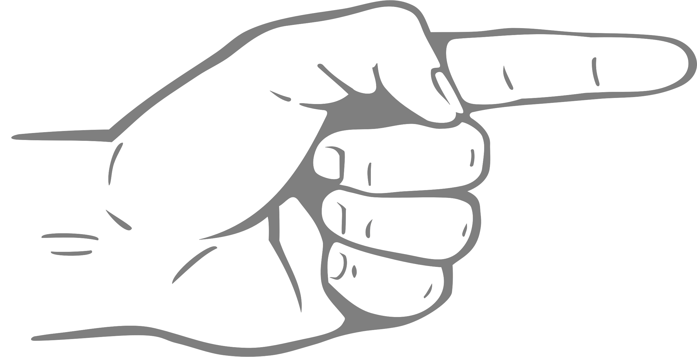 %22a Student Speaks Truth To Power%22 Finger Pointing - Finger Pointing Png White (2400x1232), Png Download