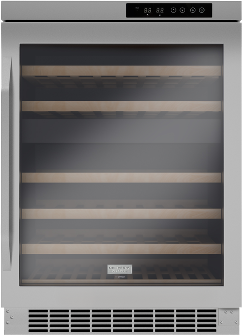 Kitchen Appliances - Neil Perry Kitchen By Omega 132l Dual Zone Wine Cooler (651x651), Png Download