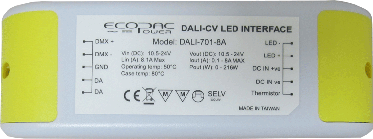 Ecopac Led Interface Dali 701 8a - Digital Addressable Lighting Interface (800x600), Png Download