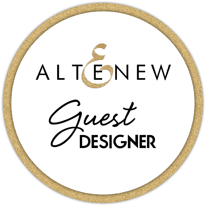 Badge Guest Designer - Altenew Clear Stamps - Peony Scrolls (700x700), Png Download