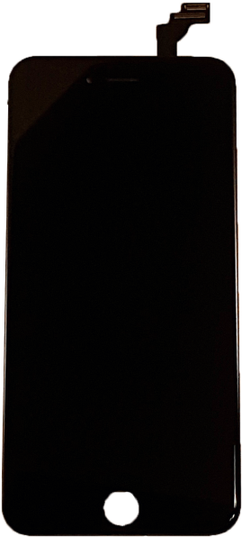 Iphone 6 Black Png (600x600), Png Download