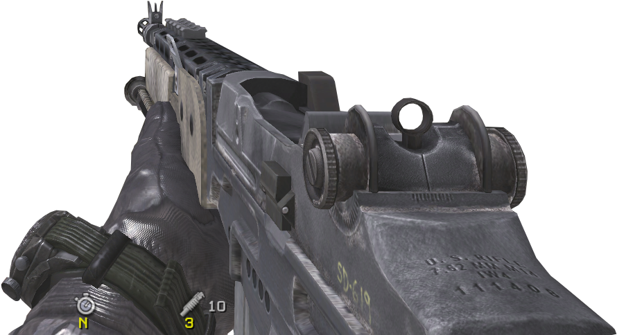 Modern Warfare 2 M14 (897x488), Png Download