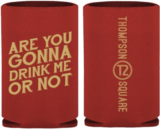 Are You Gonna Drink Me Red Koozie - Cylinder (600x600), Png Download
