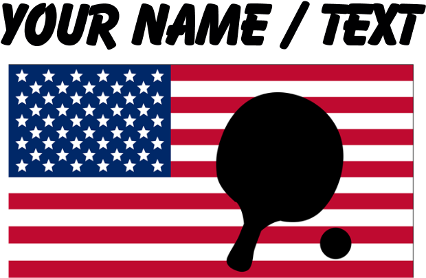 Custom Table Tennis American Flag Hoody - Easy Patriotic Piano Music (700x700), Png Download