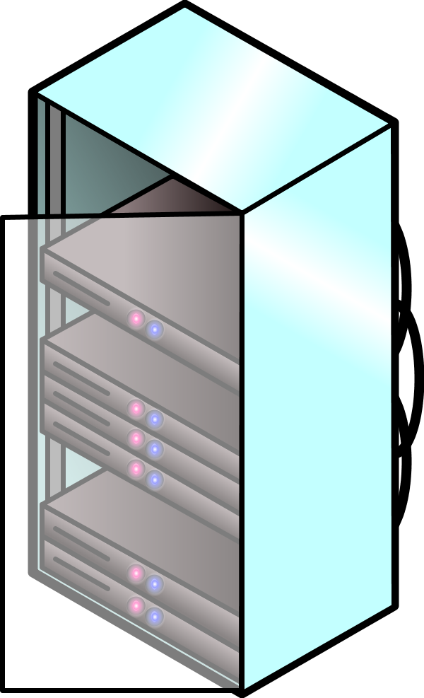 Server Clipart Server Pc - Server Rack Icon (600x987), Png Download