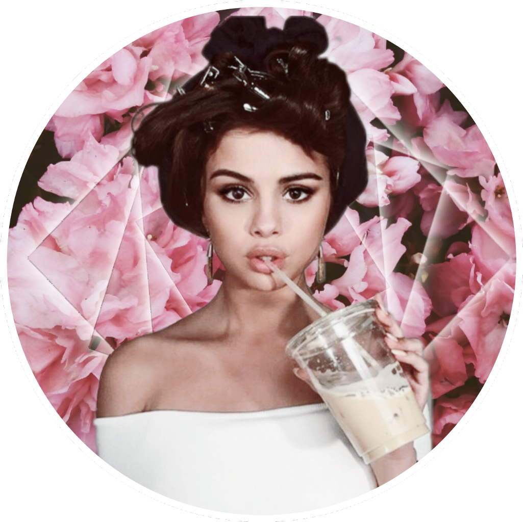 Selenagomez Selenagomezedits Selenagomezicon Icon Icone - Selena Gomez Bigoudis Bouton (1025x1024), Png Download