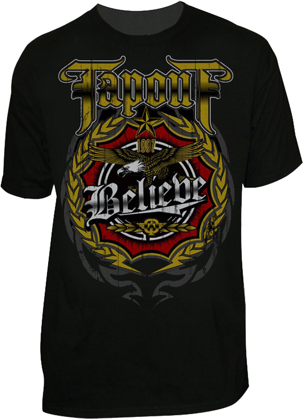 Tapout T-shirt Noble - Active Shirt (1000x1000), Png Download