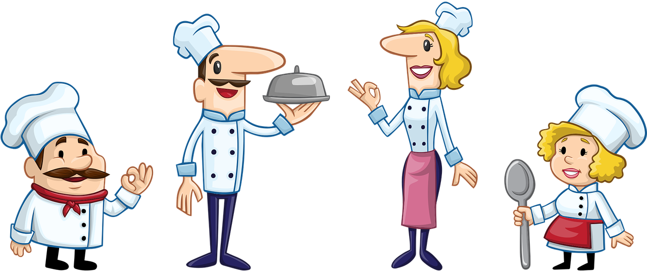 Chef Character Chief - Delectable Sponge, Pound, Chiffon And Angel Food Cake (1280x640), Png Download
