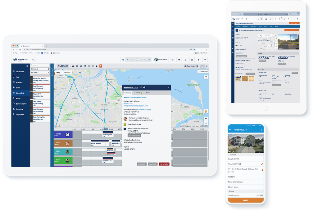 Workwave Service - Field Service Management (1008x680), Png Download