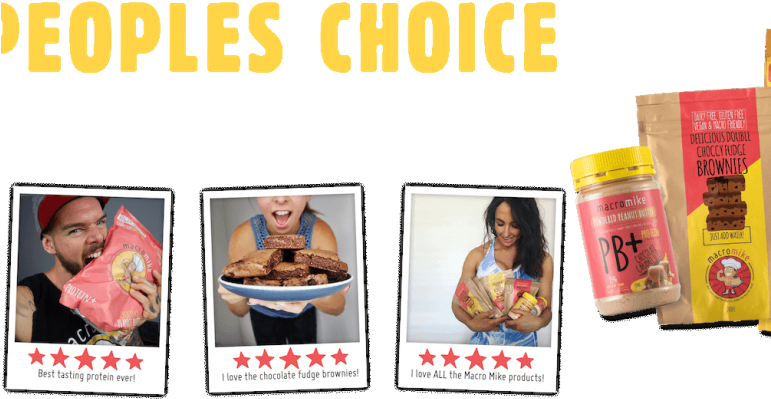 Macro Mike Peanut Butter Vegan Protein Review - Fast Food (770x434), Png Download