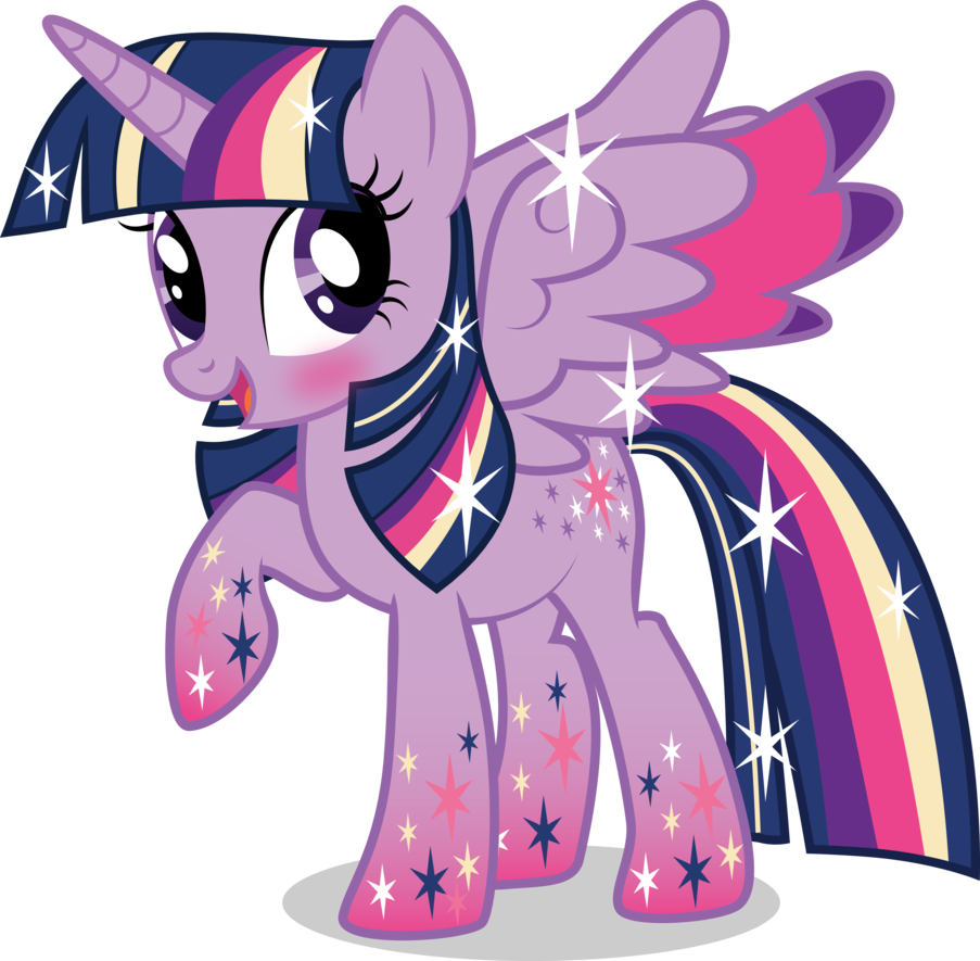 Rainbow Power Twilight Sparkle By Benybi - My Little Pony Putri Twilight Sparkle (903x885), Png Download