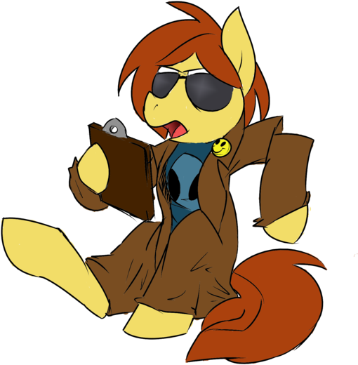 Artist Needed, Bad Edit, Clipboard, Colored, Ponified, - Cartoon (600x600), Png Download