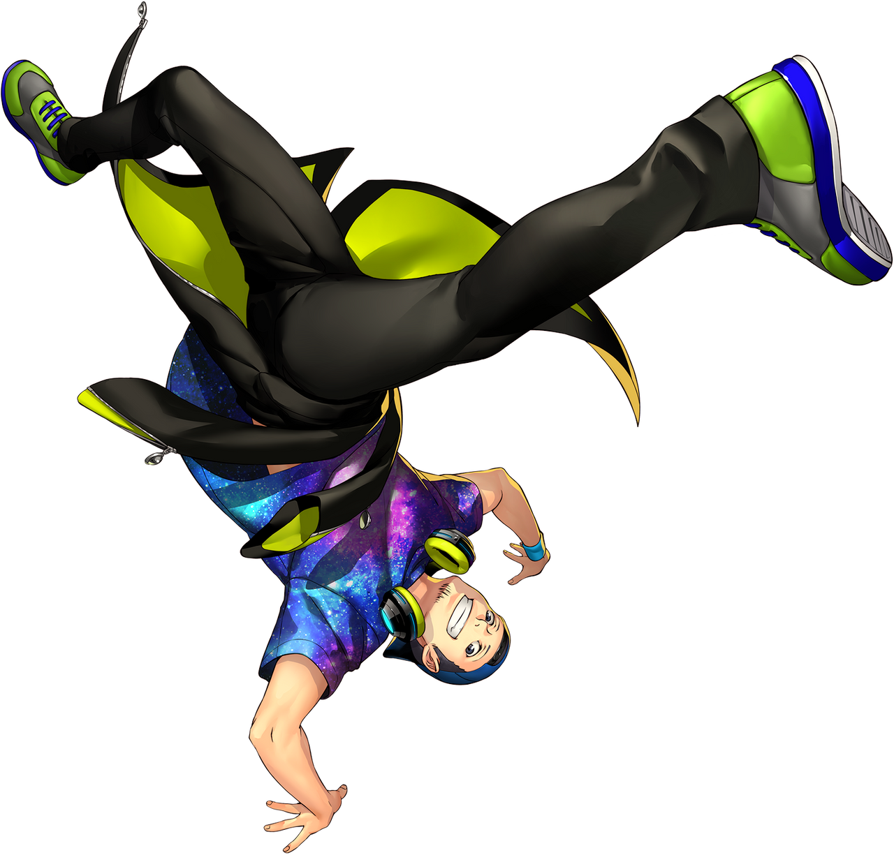 01 Of - Persona 3 Dancing Moon Night Junpei (1280x1225), Png Download