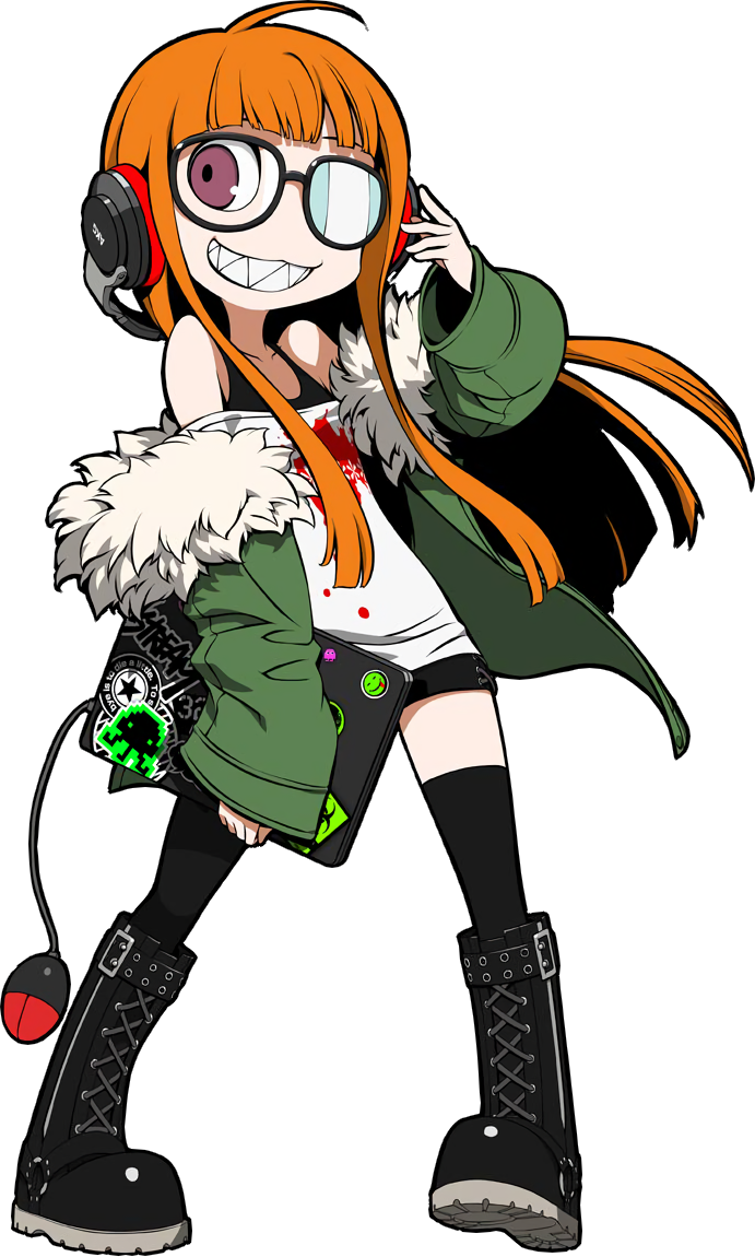 Futaba Pq2 - Persona Q2 New Cinema Labyrinth (691x1150), Png Download