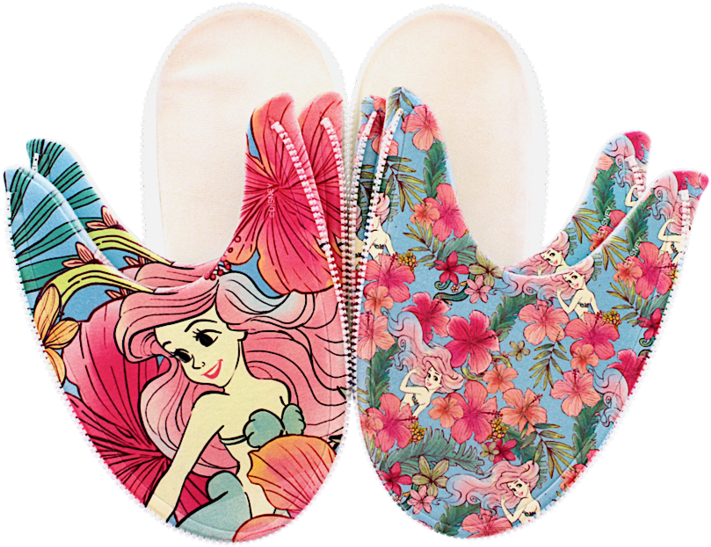 Ariel Floral Image Mix N Match Zlipperz Set (900x900), Png Download