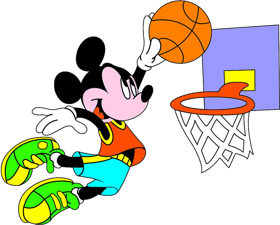 Mickey Mouse Minnie Mouse Donald Duck Basketball Clip - Donald Duck Mickey Mouse And Dog (1024x1024), Png Download