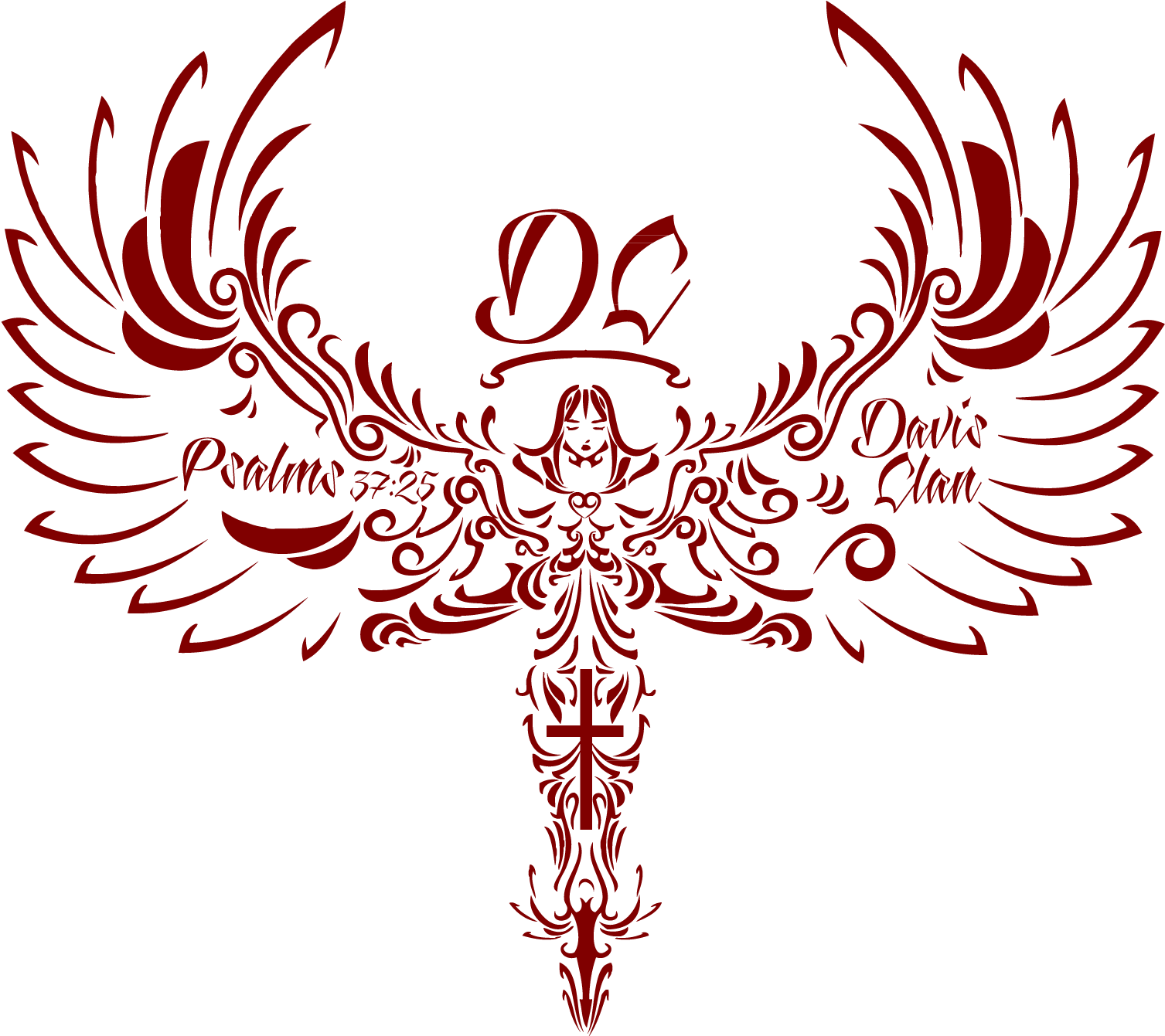 Davis Clan Crest - Viking Symbol For Valkyrie (1527x1436), Png Download