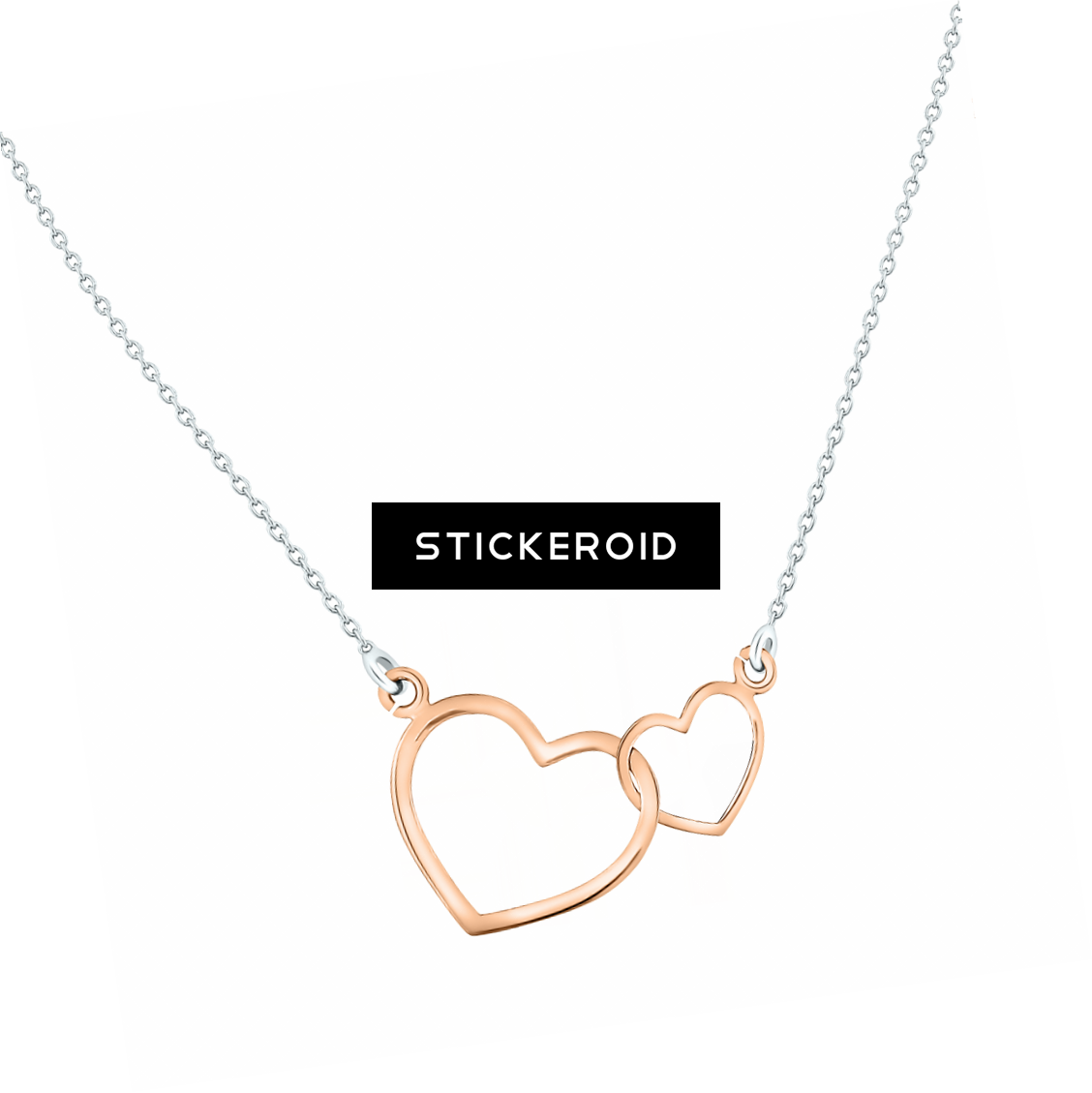 Heart Necklace Accessories - Necklace (1128x1129), Png Download
