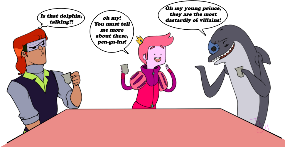 A Conversation With Ones Self - Cartoon (971x508), Png Download
