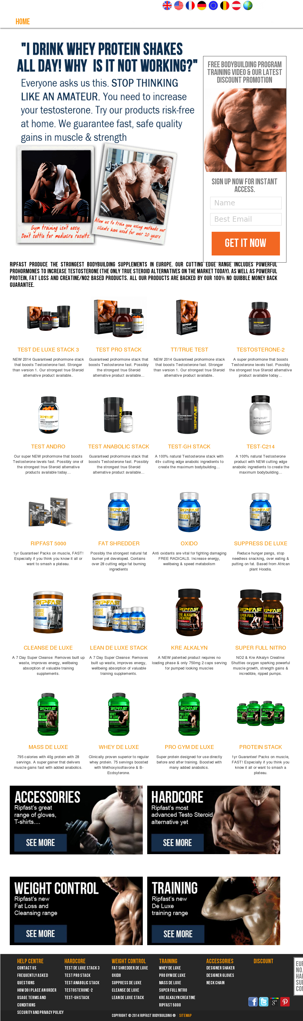 Ripfast Bodybuilding Competitors, Revenue And Employees - Poster (1024x3596), Png Download